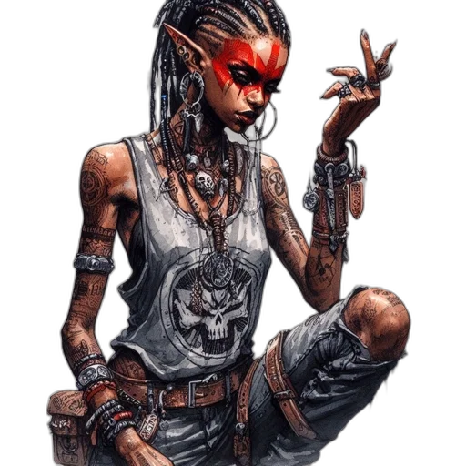 jewelry, cyberpunk, concept art, fantasy art transparent PNG cut-out