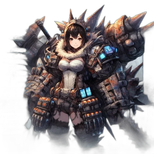 weapon, dragon, robot, sword transparent PNG cut-out