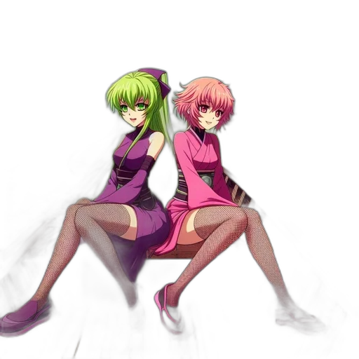 dress, concept art, anime, pixel art transparent PNG cut-out