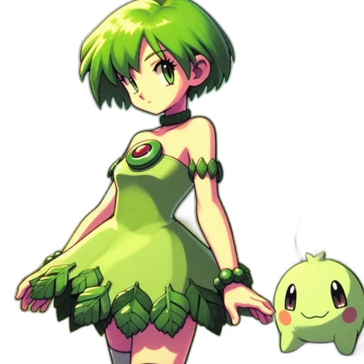 dress, staff, creature, weapon transparent PNG cut-out