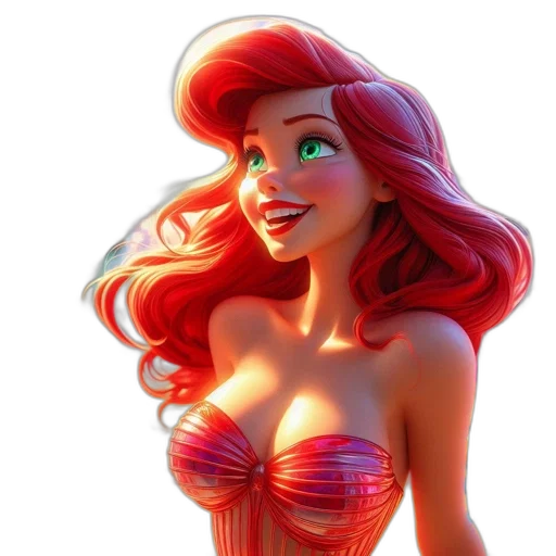 dress, crown, cartoon, comic book art transparent PNG cut-out