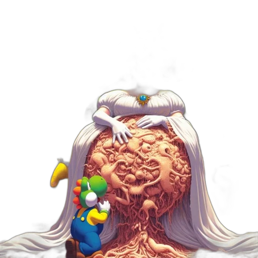 crown, jewelry, face, creature transparent PNG cut-out
