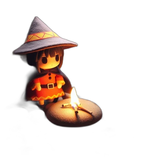hat, staff, weapon, pixel art transparent PNG cut-out