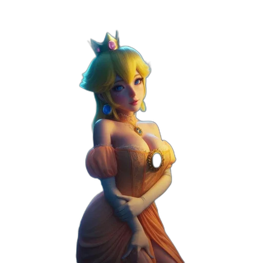 crown, dress, staff, weapon transparent PNG cut-out