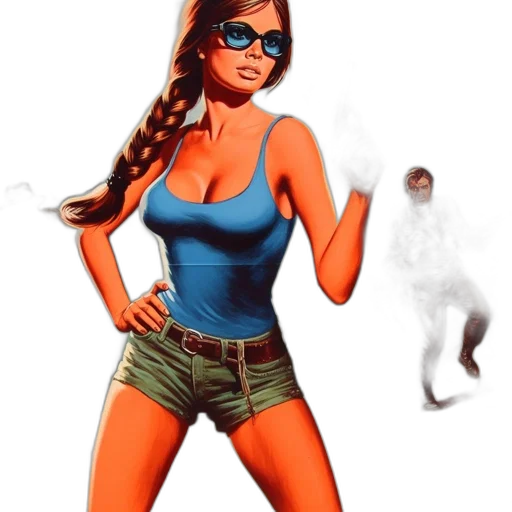 creature, comic book art, concept art, pixel art transparent PNG cut-out