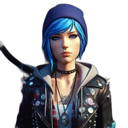 jacket, face, staff, hat transparent PNG cut-out