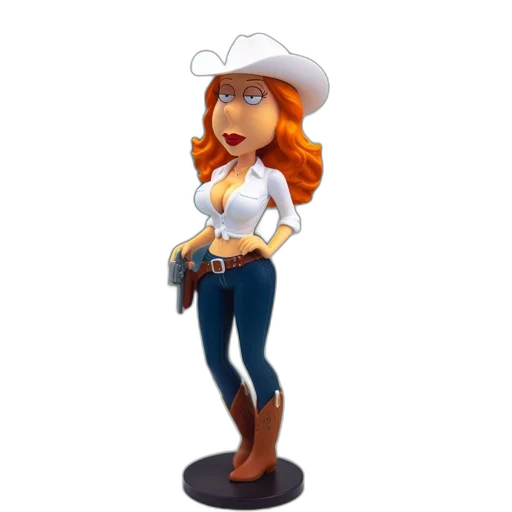 staff, hat, cartoon, 3d render transparent PNG cut-out