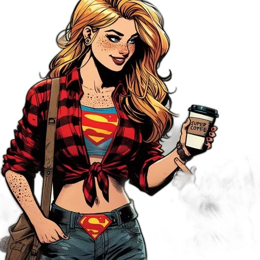 comic book art, cartoon, concept art, image transparent PNG cut-out
