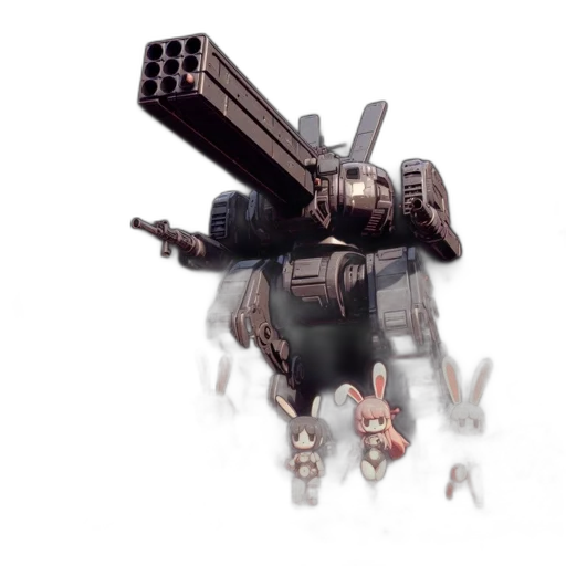 robot, weapon, creature, staff transparent PNG cut-out