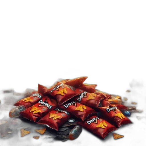 food, weapon, dragon, photorealistic transparent PNG cut-out