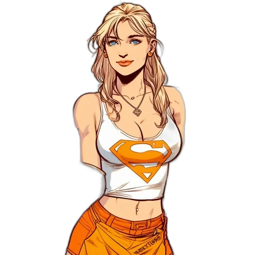 dress, comic book art, cartoon, concept art transparent PNG cut-out