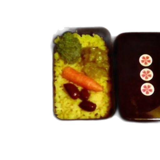food, red, bento, box transparent PNG cut-out
