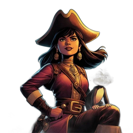 comic book art, concept art, fantasy art, cartoon transparent PNG cut-out