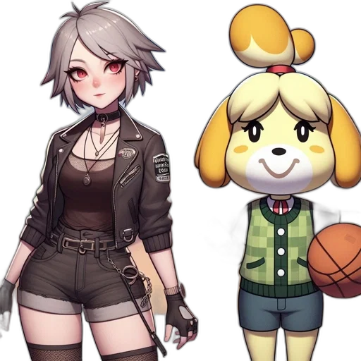 pixel art, concept art, anime, cartoon transparent PNG cut-out