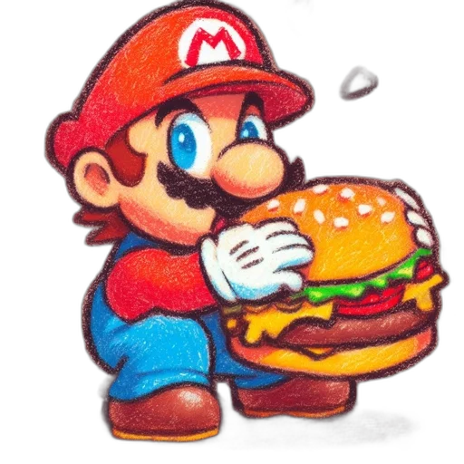food, animal, creature, pixel art transparent PNG cut-out