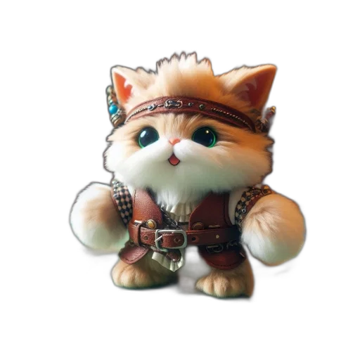staff, jewelry, animal, 3d render transparent PNG cut-out