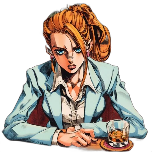 jacket, face, staff, jewelry transparent PNG cut-out