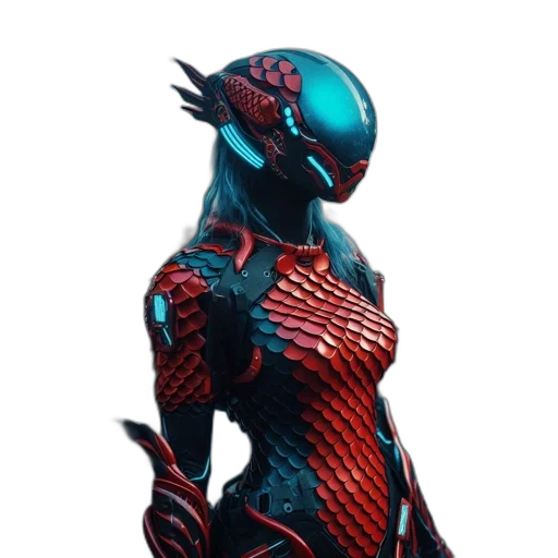 dress, robot, dragon, creature transparent PNG cut-out