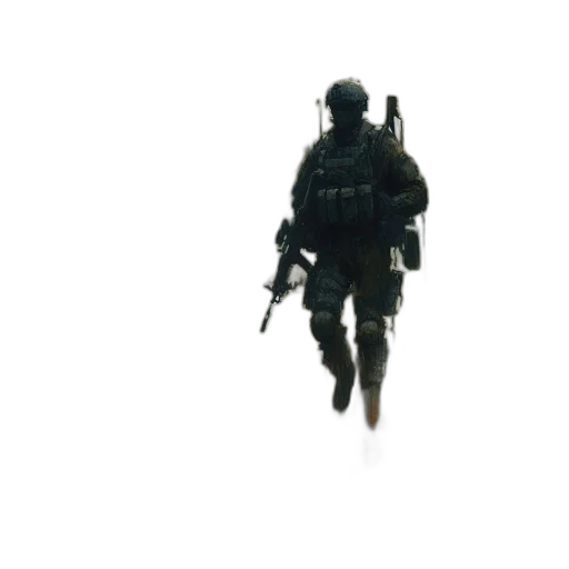 weapon, jacket, staff, robot transparent PNG cut-out