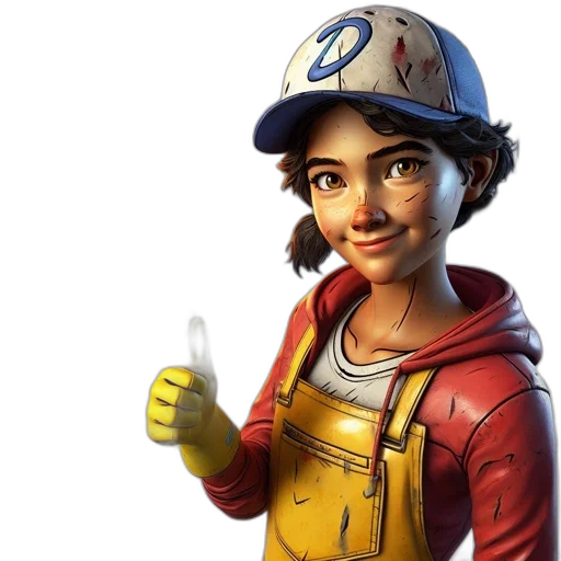 face, weapon, jacket, concept art transparent PNG cut-out