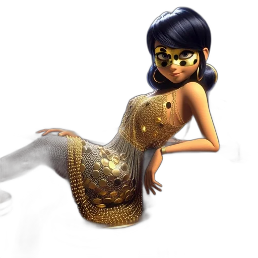 dress, jewelry, 3d render, concept art transparent PNG cut-out