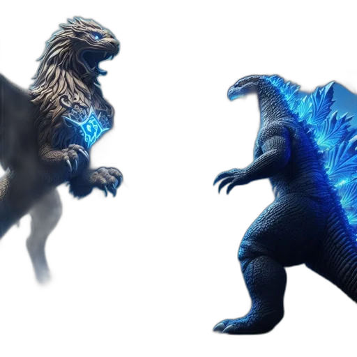 creature, animal, concept art, 3d render transparent PNG cut-out