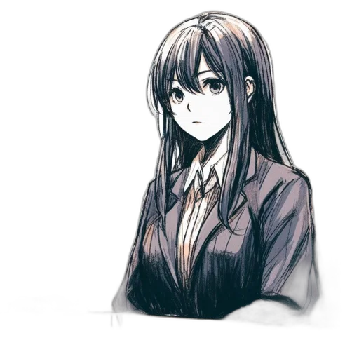 jacket, face, staff, creature transparent PNG cut-out