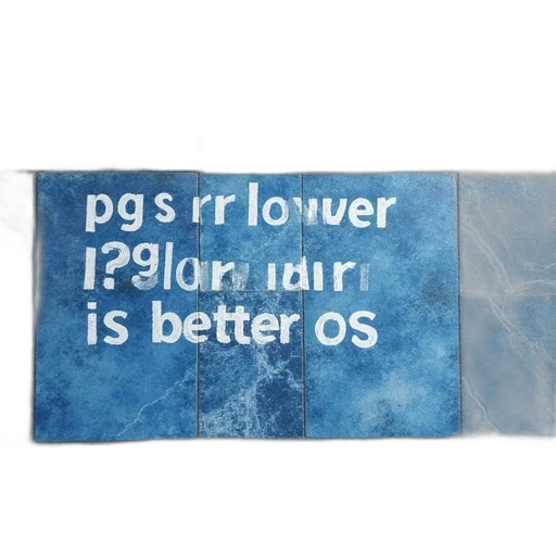 3d render, blue, marble, floor transparent PNG cut-out