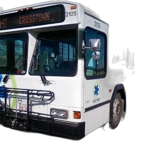 3d render, concept art, white, bus transparent PNG cut-out