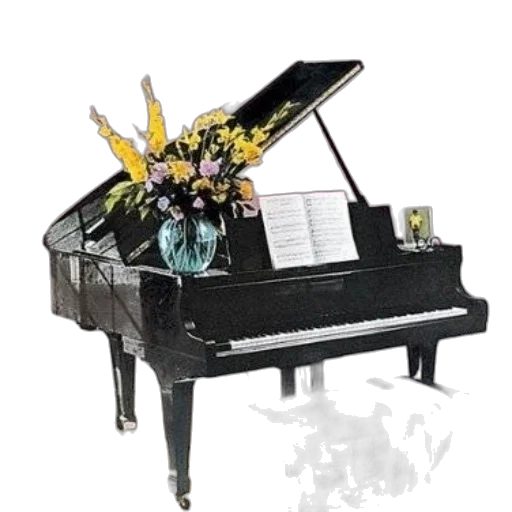 crown, 3d render, concept art, piano transparent PNG cut-out