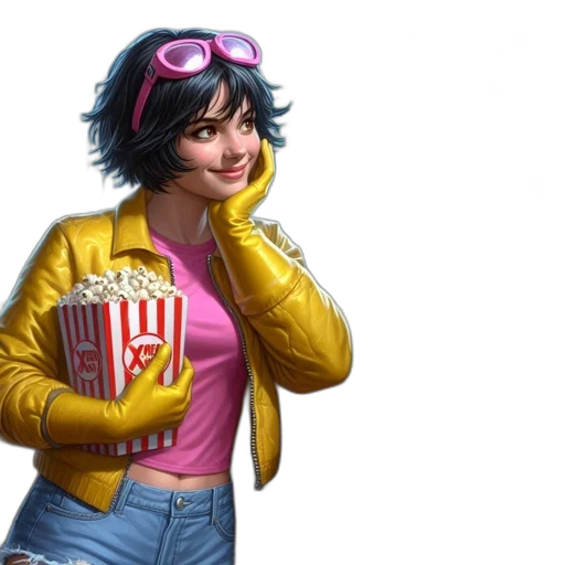 jacket, concept art, comic book art, photorealistic transparent PNG cut-out