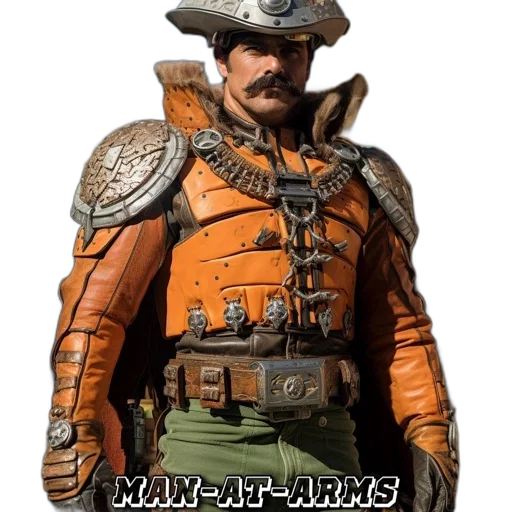 jacket, staff, concept art, fantasy art transparent PNG cut-out