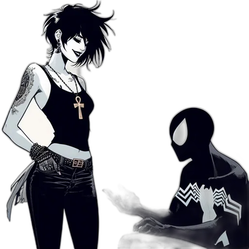 mask, weapon, jewelry, comic book art transparent PNG cut-out