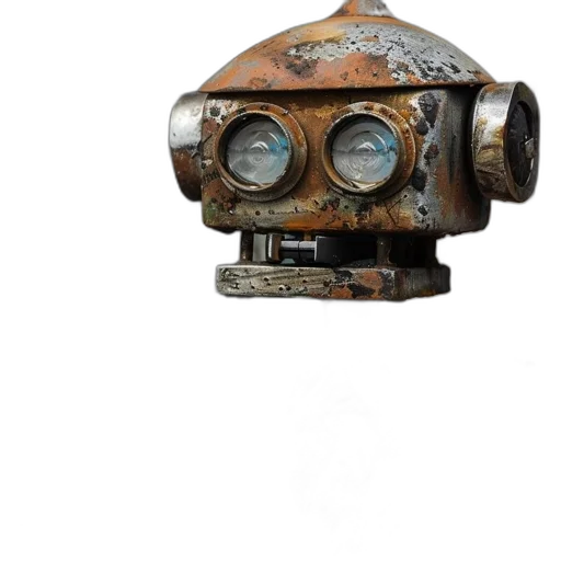 robot, mask, weapon, face transparent PNG cut-out
