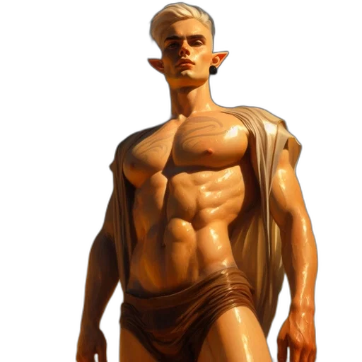 fantasy art, concept art, comic book art, photorealistic transparent PNG cut-out