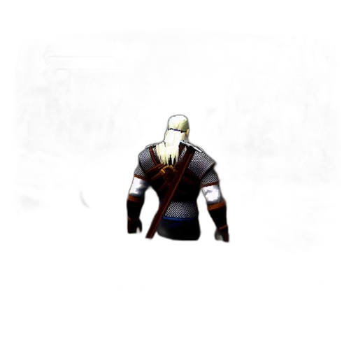 robot, staff, jacket, sword transparent PNG cut-out