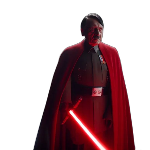staff, concept art, red, dimly transparent PNG cut-out