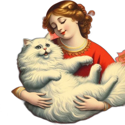 animal, photorealistic, oil painting, fantasy art transparent PNG cut-out