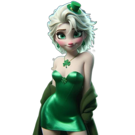 dress, 3d render, concept art, fantasy art transparent PNG cut-out