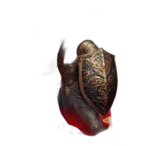 mask, dragon, weapon, crown transparent PNG cut-out