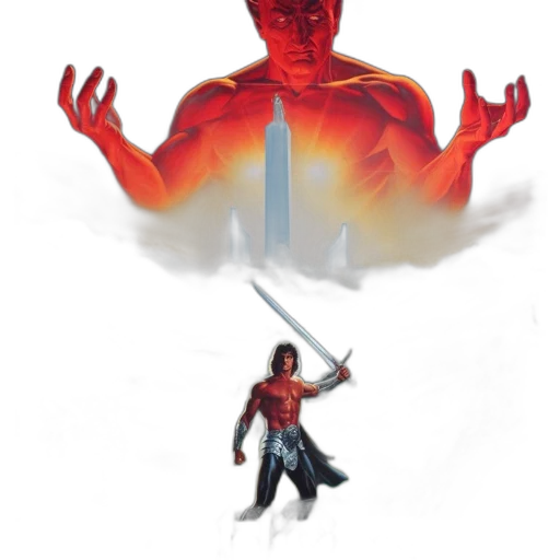 sword, weapon, staff, creature transparent PNG cut-out