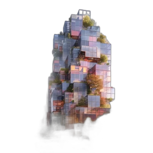 building, robot, bottle, dress transparent PNG cut-out