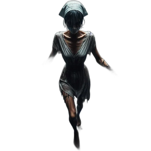 dress, creature, robot, hat transparent PNG cut-out