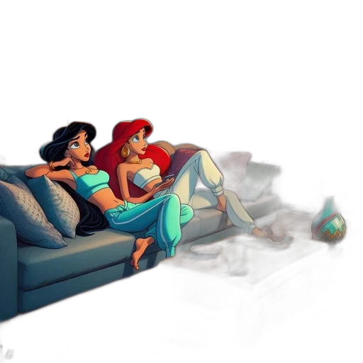 furniture, concept art, comic book art, fantasy art transparent PNG cut-out