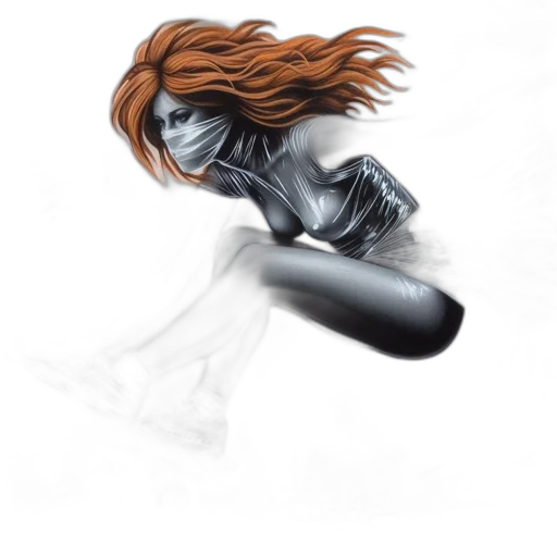 hair, mask, robot, face transparent PNG cut-out