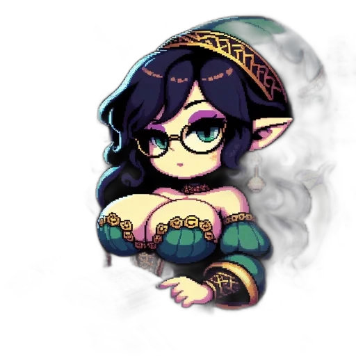staff, mask, dragon, hat transparent PNG cut-out
