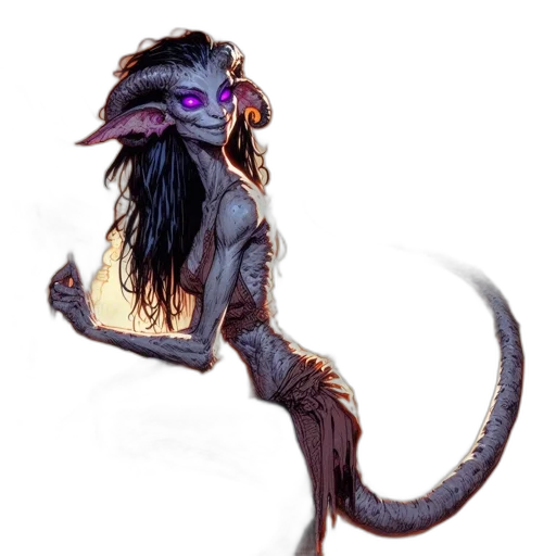 creature, dragon, staff, animal transparent PNG cut-out