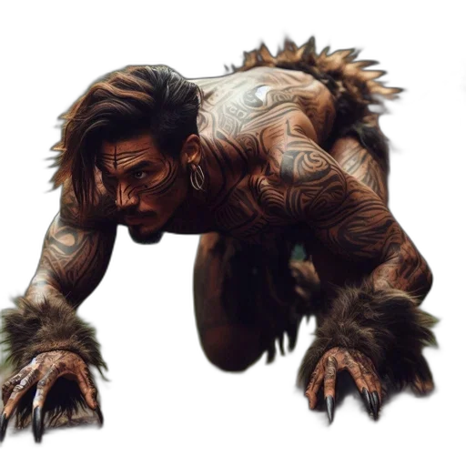 creature, animal, dragon, hair transparent PNG cut-out