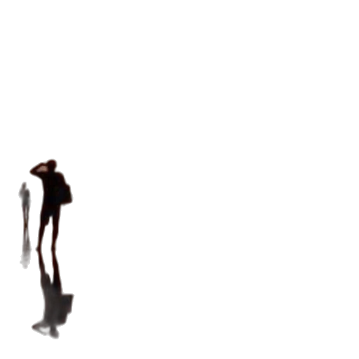 umbrella, creature, staff, robot transparent PNG cut-out