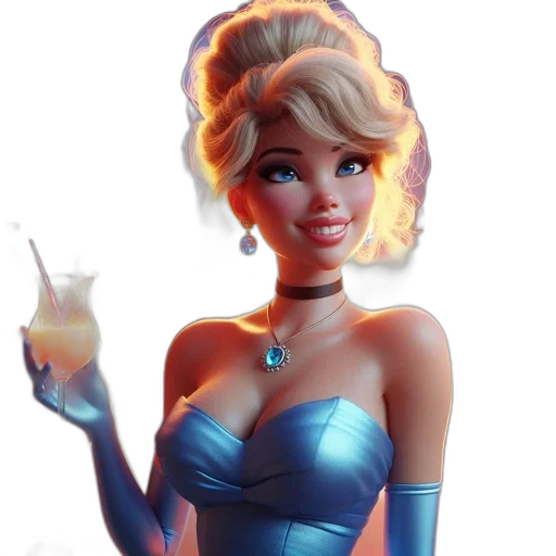 dress, concept art, fantasy art, comic book art transparent PNG cut-out